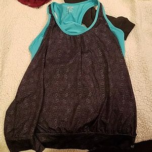 Workout Shirt/Bra Duo